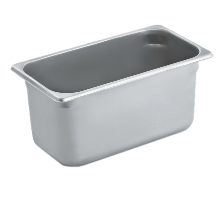Product image #1 for Vollrath 1/3 Size Solid Steam Table Pan, 6-1/4 Qt, 20 Gauge 300 Series Stainless Steel