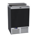 Thumbnail image #1 for Krowne MC24B Underbar Slide-Top Glass Froster, 24 Inch, Self-Contained Refrigeration, 12° to 17°F, Stainless Interior