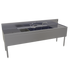 Thumbnail image #1 for Glastender Four-Compartment Underbar Sink Unit with Left and Right Drainboards and Deck-Mount Faucet, 84 Inch W x 24 Inch D