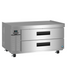 Thumbnail image #1 for Hoshizaki Steelheart CR49B-L 49-Inch Low-Profile Refrigerated Chef Base with 2 Drawers