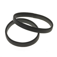 Barfly Black Epoxy-Coated Metal Shirt Sleeve Armbands, Set of 2