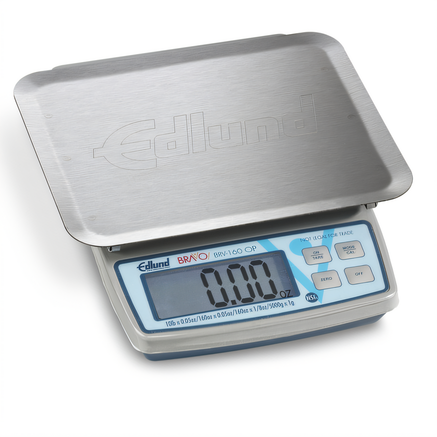Product image #1 for Edlund Bravo! BRV-160 Electronic Portion Control Scale with ClearShield Cover, 10 lb Capacity