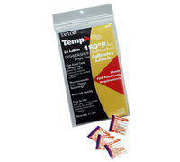 Taylor Precision TempRite Stick-On Adhesive Dishwasher Temperature Labels, 180°F (82°C), 24 Labels Per Pack