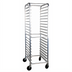 Thumbnail image #1 for Mobile Full-Height Aluminum Sheet Pan Rack, End Loading, 20-Pan Capacity