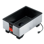 Thumbnail image #1 for Vollrath Cayenne® 71001 Full-Size Countertop Wet Well Food Warmer, 1 Compartment, Stainless Steel, 6-Inch Deep