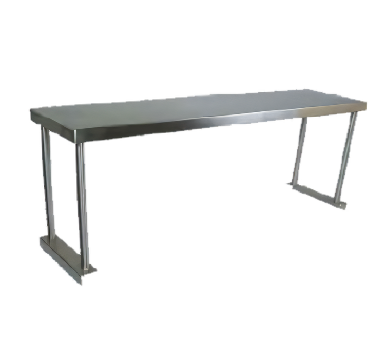 Product image #1 for John Boos Economy Single Work Table Overshelf, 72"W x 18"D, 18-Gauge Type 300 Stainless Steel