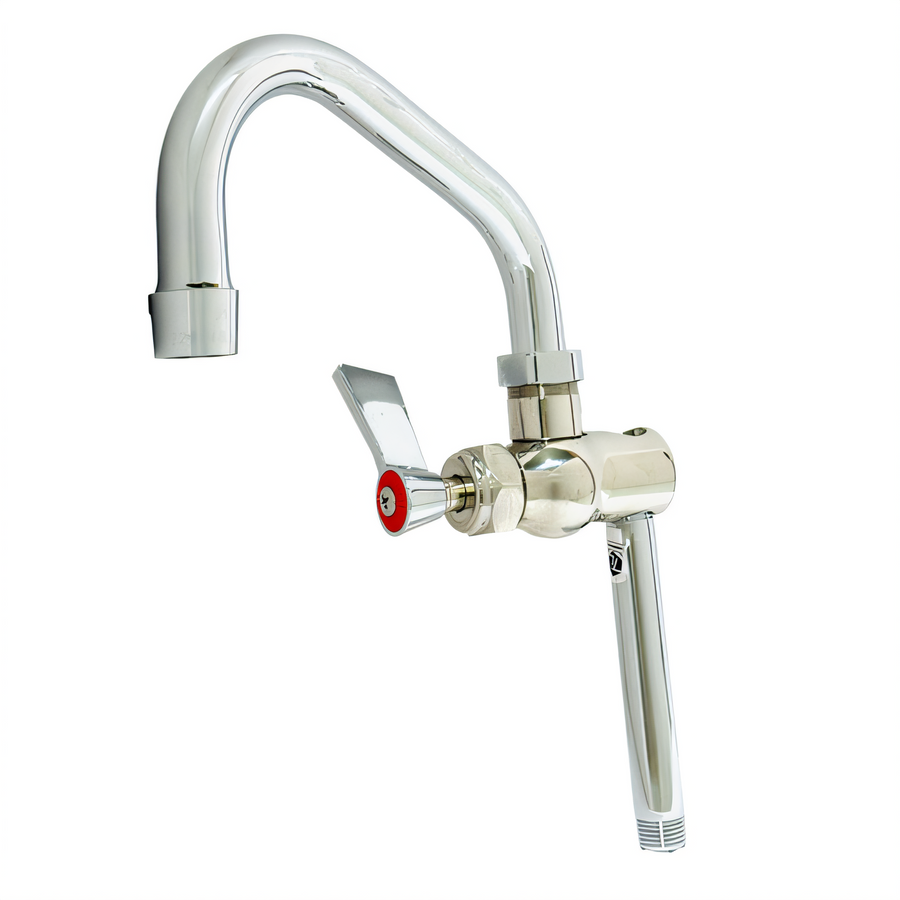 Product image #1 for Fisher Stainless Steel Add-On Faucet with 6-Inch Swing Spout for Rigid Control Valves