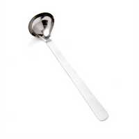 American Metalcraft Hammered Vintage Stainless Steel Ladle, 1-1/2 oz., 11-1/2 Inch
