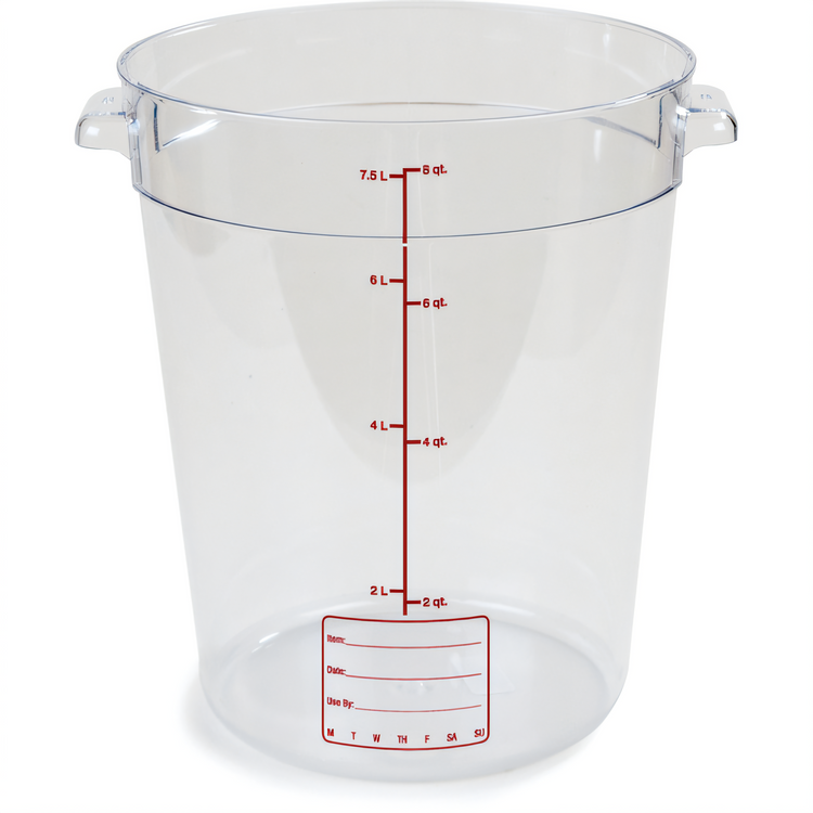 Product image #1 for StorPlus 8 Qt. Round Clear Polycarbonate Food Storage Container (Container Only)