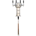 Thumbnail image #1 for Micro Matic USA MTM-4PSSKR Countertop Mini-Mushroom Glycol-Cooled Draft Beer Tower, 4 Faucets, Polished Stainless Steel