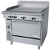 Thumbnail image #1 for Garland Cuisine Series Heavy Duty 36-Inch Natural Gas Plancha Range with Convection Oven