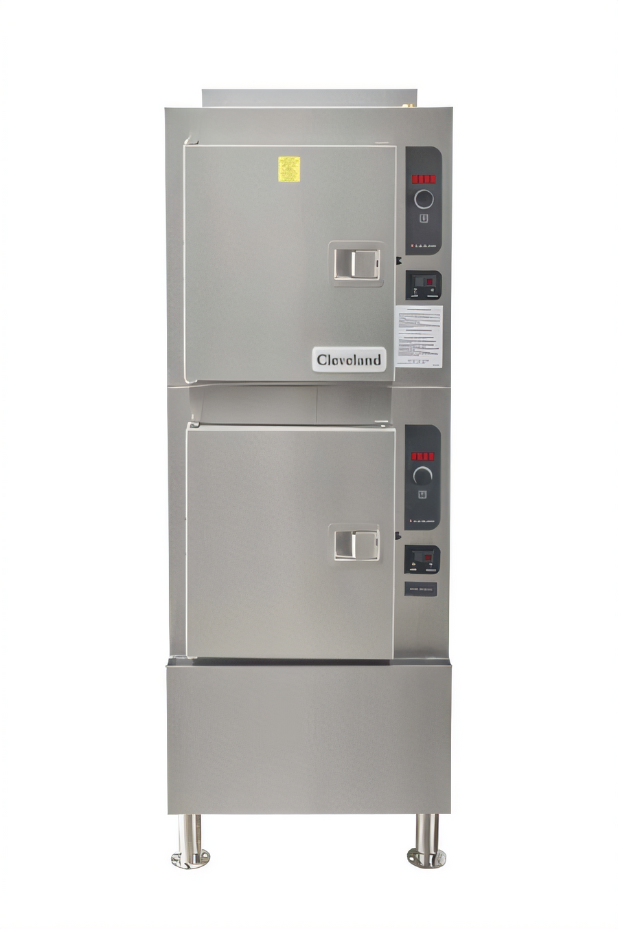 Product image #1 for Cleveland Steamcraft Ultra 10 2-Compartment Pressureless Natural Gas Convection Steamer, 10-Pan Capacity