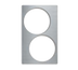 Thumbnail image #1 for Miramar Single Size Stainless Steel Adapter Template for Miramar Cookware with 2 Round Cutouts