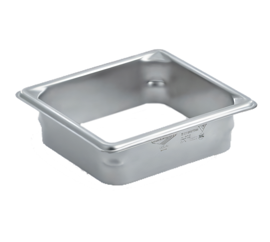 Product image #1 for Vollrath 1/6 Size Rectangular 22 Gauge Stainless Steel Garbage Waste Chute