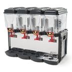 Thumbnail image #1 for Eurodib USA Cofrimell CD4J110 4-Bowl Refrigerated Juice Dispenser with 3-Gallon Removable Polycarbonate Bowls, 110V