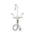 Thumbnail image #1 for T&S Brass Double Pantry Mixing Faucet, Single-Hole Deck Mount, 5-3/4 Inch Swivel/Rigid Gooseneck, 2.2 GPM