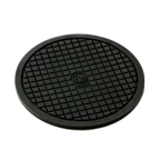 Thumbnail image #1 for American Metalcraft TRVR675 Round Silicone Trivet, Black, 6-3/4-Inch Diameter Case of 100