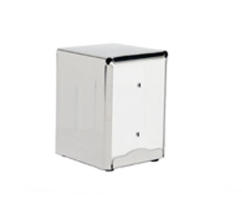 Product image #1 for Crestware Counter Type Half-Size Stainless Steel Napkin Dispenser