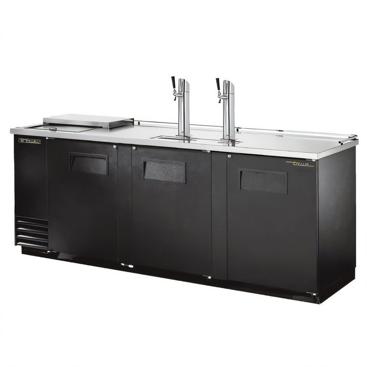 Product image #1 for True TDD-4CT-HC Club Top Draft Beer Cooler, 4 Half-Barrel Keg Capacity, 2 Columns