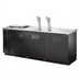 Thumbnail image #1 for True TDD-4CT-HC Club Top Draft Beer Cooler, 4 Half-Barrel Keg Capacity, 2 Columns