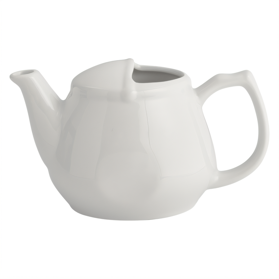 Product image #1 for Winco 15 oz White Porcelain Teapot, Without Lid