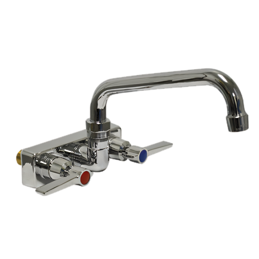 Product image #1 for Advance Tabco Lead-Free Backsplash-Mounted Faucet with 10-Inch Swing Spout, 4-Inch Centers