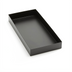 Thumbnail image #1 for American Metalcraft Twilight Rectangular Black Metal Market Tray, 16-3/8 x 8-1/4 x 2 Inches