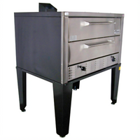 Peerless CW61B Gas Deck Bake & Roast Oven, 2-Section, 50-Inch Wide