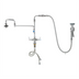 Thumbnail image #1 for T&S Brass Single-Hole Deck-Mount Pot and Kettle Filler Add-On Faucet with 18-Inch Swing Nozzle