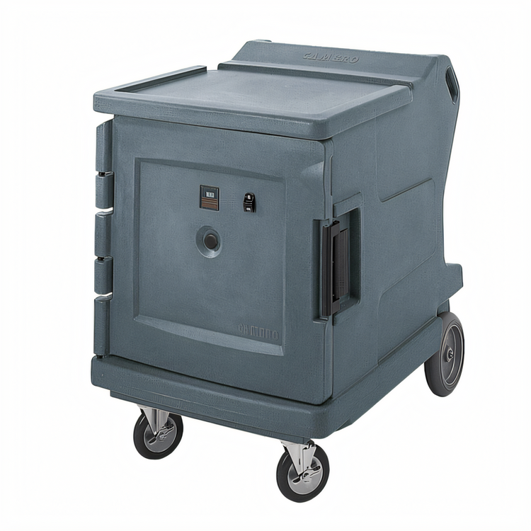 Product image #1 for Cambro Camtherm® Low Profile Electric Hot/Cold Holding Cart, Single Door, 11 Sheet Pan Capacity, Granite Gray