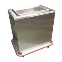 Enclosed Mobile Tray Dispenser for 18 x 26 Sheet Pans, Single Stack