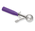 Thumbnail image #2 for Hamilton Beach Commercial #40 Size Stainless Steel Disher with Orchid Thumb Press Handle