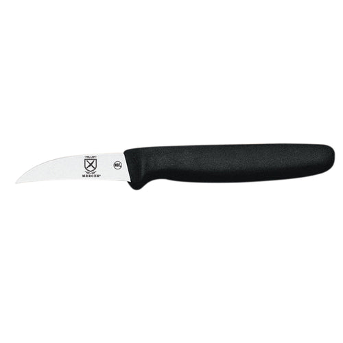 Product image #1 for Mercer Culinary 2-1/2-Inch Tourne/Bird's Beak Peeling Knife with Stain-Resistant Steel Blade and Black Polypropylene Handle