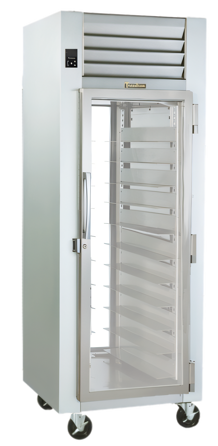 Product image #1 for Traulsen Spec-Line R Series 1-Section Pass-Thru Heated Holding Cabinet with Full-Height Glass Doors, Standard Depth, Stainless Steel