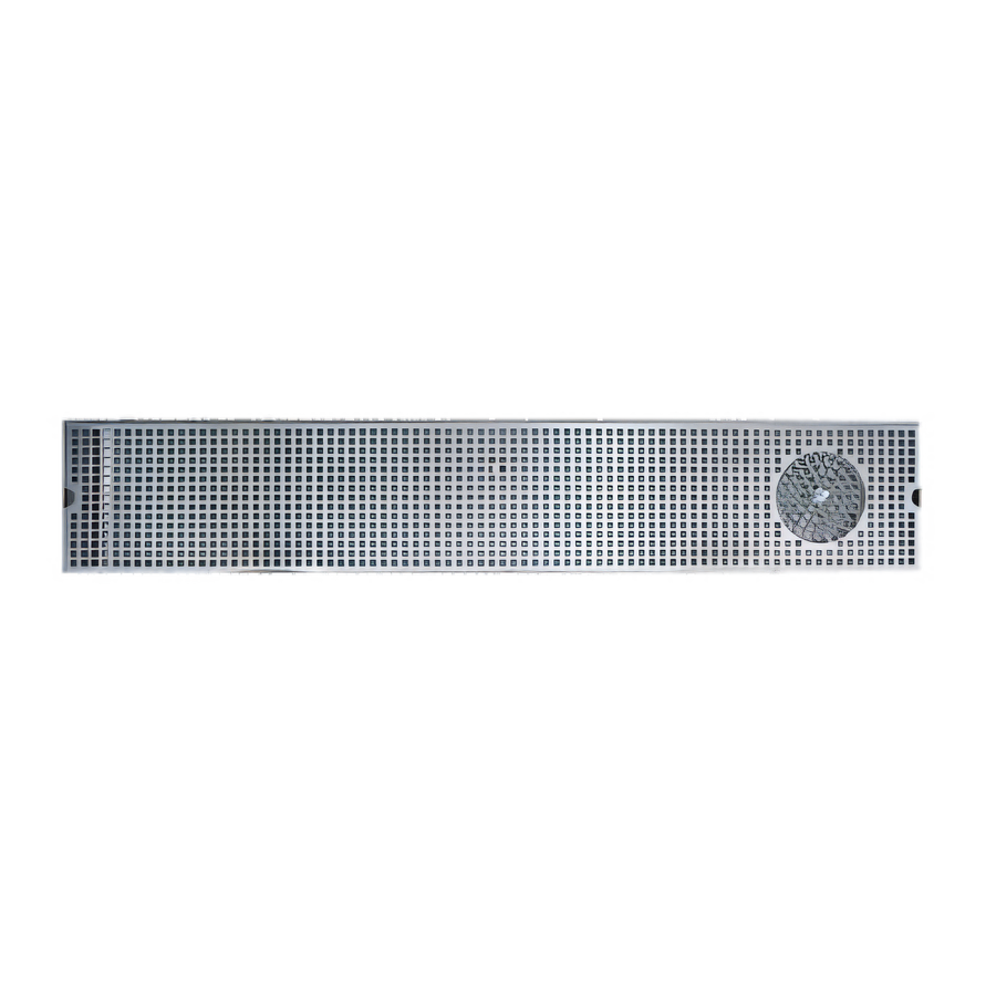 Product image #1 for Micro Matic 45-Inch x 8-Inch Surface Mount Stainless Steel Drip Tray with Integral Glass Rinser