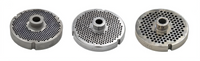 Stainless Steel Meat Grinder Machine Plate with Hub, #56, 5/32 Inch (4 mm)