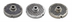 Thumbnail image #1 for Stainless Steel Meat Grinder Machine Plate with Hub, #56, 5/32 Inch (4 mm)