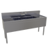 Thumbnail image #1 for Glastender Three-Compartment Underbar Sink Unit with Dual Drainboards, 60