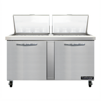 Mighty Top SW60N24M 60-Inch Two-Section Refrigerated Sandwich Prep Table