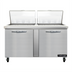 Thumbnail image #1 for Mighty Top SW60N24M 60-Inch Two-Section Refrigerated Sandwich Prep Table