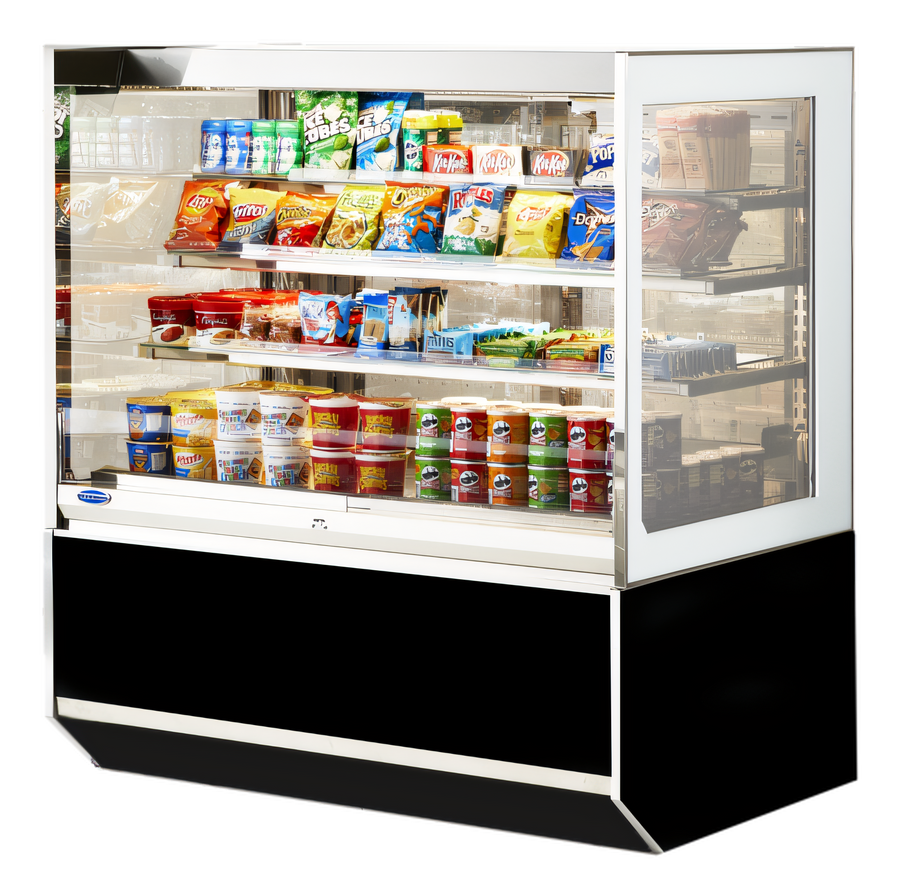 Product image #1 for Federal Industries Italian Glass Series Self-Service Non-Refrigerated Floor Model Pastry Display Case, 36" W x 30-3/4" D x 44" H