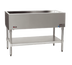 Thumbnail image #1 for Eagle Group SCP-5 Stationary Open Base Ice-Type Cold Pan Serving Counter, 79 Inch Wide, 5-Pan, Stainless Steel