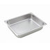 Thumbnail image #1 for Winco SPH2 Half-Size 2-1/2 Inch Deep Standard Weight Solid Straight-Sided Stainless Steel Steam Table Pan