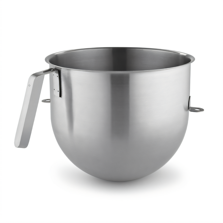 Product image #1 for KitchenAid Commercial 8-Quart Stainless Steel Mixer Bowl with J-Style Handle