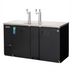 Thumbnail image #1 for Everest Refrigeration Two-Section Direct Draw Keg Refrigerator with 2 Draft Towers, 68-Inch Wide, 20 Cu. Ft., 3 Half-Barrel Keg Capacity