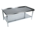Thumbnail image #1 for BK Resources Stainless Steel Equipment Stand with Galvanized Undershelf, 73 x 30 x 26 Inches
