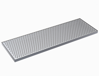 Krowne 24 x 8 Inch Brushed Stainless Steel Drip Tray