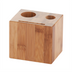 Thumbnail image #1 for American Metalcraft Bamboo Wood Block-Style Guest Check Presenter for 2 x 3 Checks