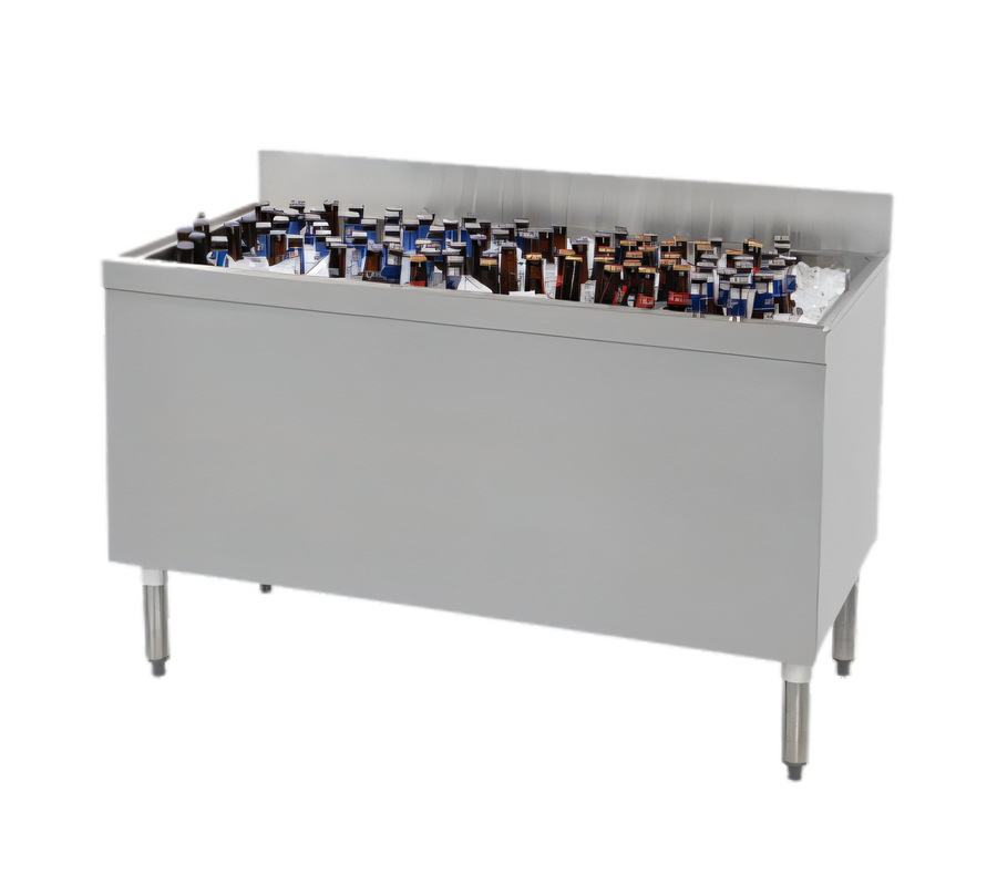 Product image #1 for Advance Tabco Prestige 60-Inch Stainless Steel Beer Bath / Bar Ice Bin with 18-Inch Deep Bin