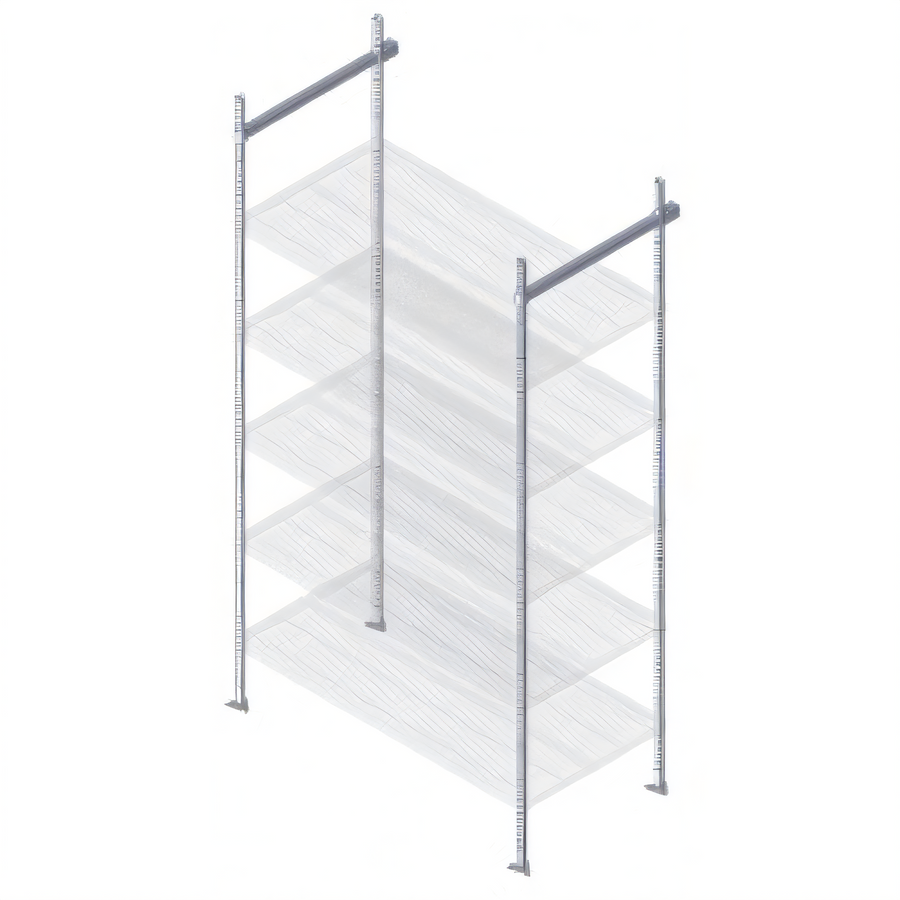 Product image #1 for Quantum 18-Inch Stationary End Kit for Overhead Track Shelving